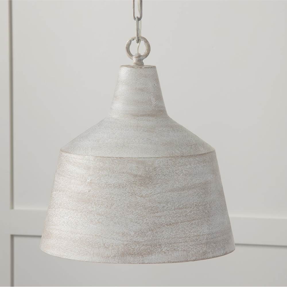 Capital Lighting 335311SC Stucco 15.50''w X 17''h Quarry 1-light Tapered Metal Pendant In Stucco Image 5