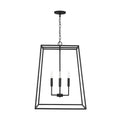 Capital Lighting 337341BI Black Iron 21'' W X 29'' H 4-light Lantern Foyer Pendant In Black Iron Image 1