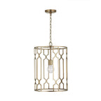 Capital Lighting Jordyn 14'' W X 20'' H 1-light Pendant In Aged Brass