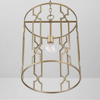 Capital Lighting 338911AD Aged Brass 14'' W X 20'' H 1-light Pendant In Aged Brass Image 4