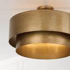 Capital Lighting 339041ML Mystic Luster 21'' W X 9'' H 4-light Dual Mount Tiered Pendant In Mystic Luster Image 5
