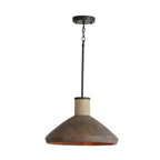 Capital Lighting 340313YG Grey Wash,Iron Silk 18'' W X 11'' H 1-light Pendant In Grey Wash And Grey Iron With Hand-wrapped Natural Jute Image 2