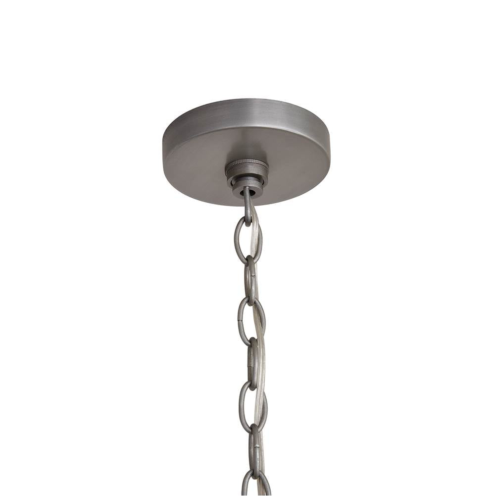 Capital Lighting 340862GK Grey Wash,Antique Nickel 29'' W X 13'' H 6-light Natural Rattan Pendant In Grey Wash Wood And Antique Nickel Image 6