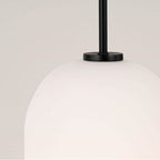 Capital Lighting Lawson 8.75''w X 13.5''h 1-light Pendant In Aged Brass With Soft White Glass