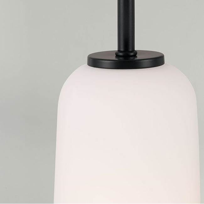Capital Lighting Lawson 5''w X 6''h 1-light Pendant In Aged Brass With Soft White Glass
