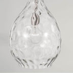 Capital Lighting Brentwood 9.75''w X 18''h 1-light Pendant In Aged Brass With Clear Teardrop Water Glass
