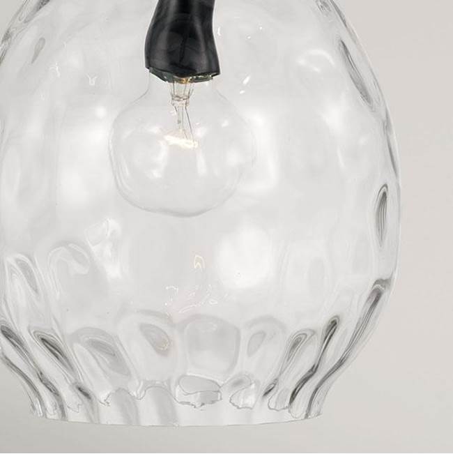 Capital Lighting Brentwood 9.75''w X 18''h 1-light Pendant In Aged Brass With Clear Teardrop Water Glass