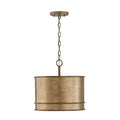 Capital Lighting 349211ML Mystic Luster 14''w X 13.75''h 1-light Dual Mount Pendant Or Semi-flush In Mystic Luster Image 1