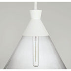 Capital Lighting Paloma 15''w X 14''h 1-light Pendant In Textured Black With Clear Glass