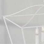 Capital Lighting 350641XW Textured White 27.50''w X 22''h 4-light Foyer Pendant Lantern In Textured White Image 4