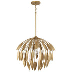 Capital Lighting 351812GF Buffed Gold 20''w X 18''h 1-light Botanical Pendant In Buffed Gold Image 1