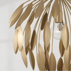 Capital Lighting 351812GF Buffed Gold 20''w X 18''h 1-light Botanical Pendant In Buffed Gold Image 4