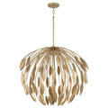 Capital Lighting 351851GF Buffed Gold 28''w X 25.5''h 5-light Botanical Pendant In Buffed Gold Image 1