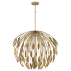 Capital Lighting 351851GF Buffed Gold 28''w X 25.5''h 5-light Botanical Pendant In Buffed Gold Image 1