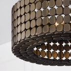 Capital Lighting 354141DR Dark Brass 22'' W X 8.25'' H 1-light Medallion Pendant In Dark Brass Image 2