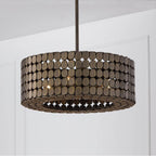 Capital Lighting Eliana 22'' W X 8.25'' H 1-light Medallion Pendant In Dark Brass
