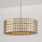 Capital Lighting Eliana 22'' W X 8.25'' H 1-light Medallion Pendant In Dark Brass