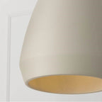 Capital Lighting 354211IV Terracotta Ivory 14'' W X 15'' H 1-light Handcrafted Terracotta Pendant In Ivory And Matte Black Image 2