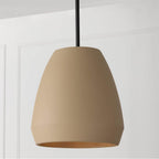 Capital Lighting Della 14'' W X 15'' H 1-light Handcrafted Terracotta Pendant In Ivory And Matte Black