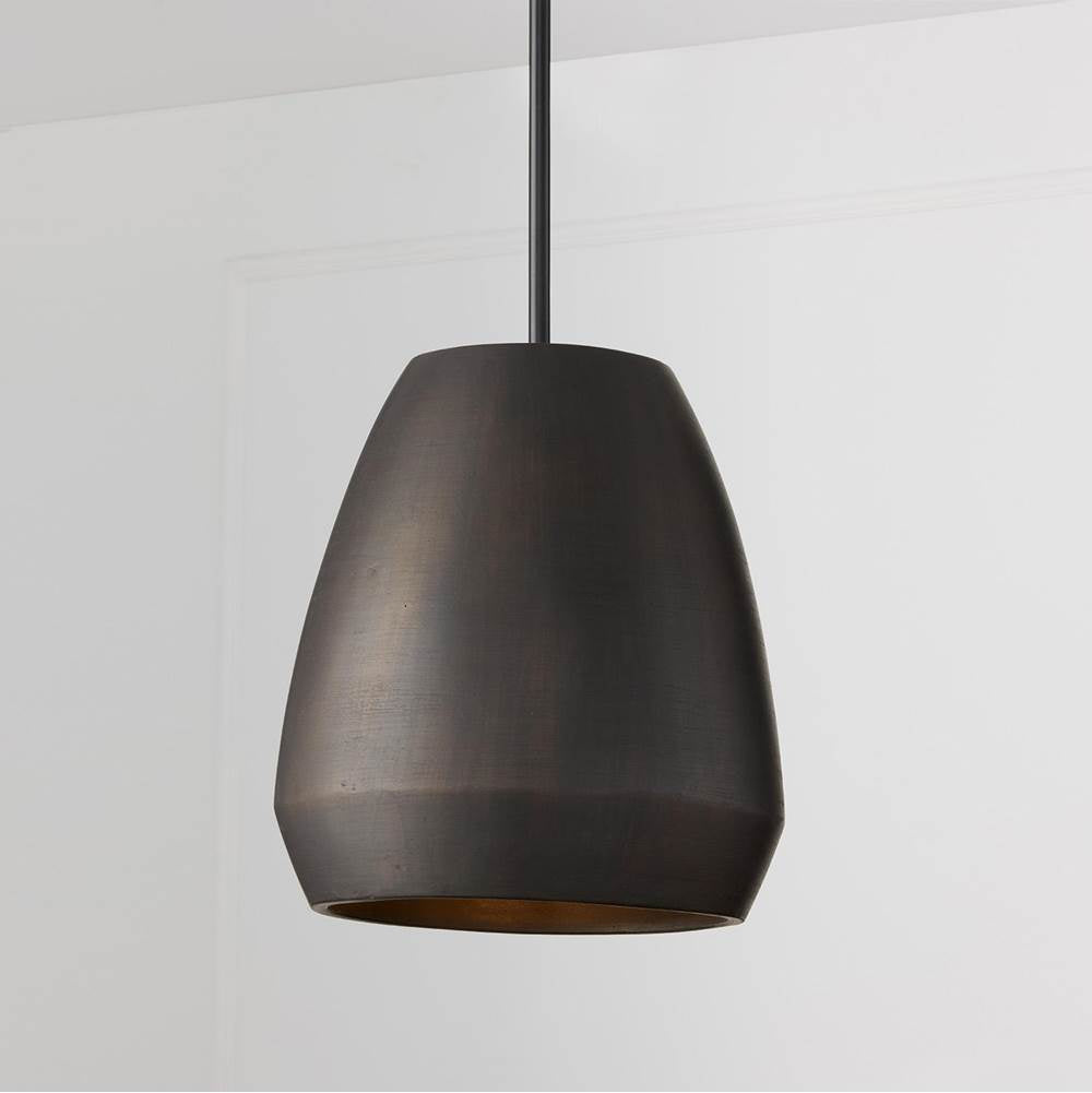 Capital Lighting Della 14'' W X 15'' H 1-light Handcrafted Terracotta Pendant In Ivory And Matte Black