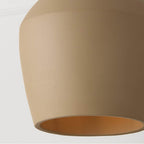 Capital Lighting 354212SN Terracotta Sand 12.5'' W X 14'' H 1-light Handcrafted Terracotta Pendant In Sienna And Matte Black Image 3