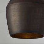 Capital Lighting 354212UR Terracotta Umber 12.5'' W X 14'' H 1-light Handcrafted Terracotta Pendant In Umber And Matte Black Image 2