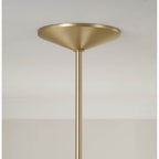 Capital Lighting 359111MA Matte Brass 22'' W X 9'' H 1-light Cone Pendant In Matte Brass With Soft White Glass And Tapered Canopy Image 2
