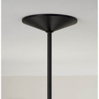 Capital Lighting 359111MB Matte Black 22'' W X 9'' H 1-light Cone Pendant In Matte Black With Soft White  Glass And Tapered Canopy Image 2