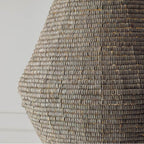 Capital Lighting 359712AGD Aegean Grey,Dark Brass 20'' W X 30.5'' H 1-light Intricate Beaded Teardrop Pendant With Handcrafted Wooden Beads In Aegean Grey And Dark Brass With Inner Glass Globe And Decorative Designer Chain Image 4