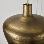 Capital Lighting 360312THB Tibetan Hammered Brass 19.5'' W X 15'' H 1-light Handcrafted Pendant In Tibetan Hammered Brass Image 4