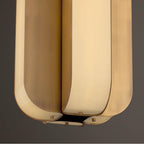 Capital Lighting 361841AD Aged Brass 12'' W X 18'' H Integrated Led Pendant In Aged Brass With White Milk Glass Panels Image 7