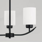Capital Lighting Dixon 17'' W X 21.5'' H 3-light Soft White Glass Chandelier In Brushed Nickel