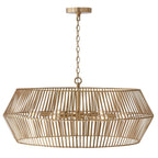 Capital Lighting 430361MA Matte Brass 31''w X 12.75''h 6-light Angular Metal Chandelier In Matte Brass Image 3