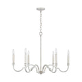 Capital Lighting 438561WW Winter White 32'' W X 23'' H 6-light Chandelier In Winter White Image 1