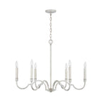 Capital Lighting 438561WW Winter White 32'' W X 23'' H 6-light Chandelier In Winter White Image 1