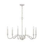 Capital Lighting Demi 32'' W X 23'' H 6-light Chandelier In Winter White