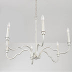 Capital Lighting 438561WW Winter White 32'' W X 23'' H 6-light Chandelier In Winter White Image 4