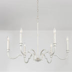 Capital Lighting 438561WW Winter White 32'' W X 23'' H 6-light Chandelier In Winter White Image 3