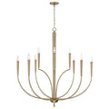 Capital Lighting 445901AD Aged Brass 40'' W X 43'' H 10-light Large Chandelier In Aged Brass Image 1