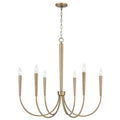 Capital Lighting 445961AD Aged Brass 33'' W X 31'' H 6-light Medium Chandelier In Aged Brass Image 1