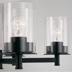 Capital Lighting Mason 26'' W X 23.5'' H 5-light Chandelier In Aged Brass With Clear Glass