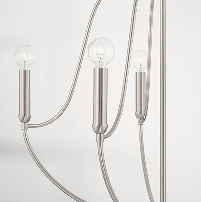 Capital Lighting Madison 25'' W X 27'' H 5-light Chandelier In Aged Brass