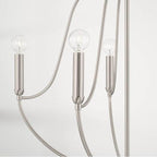 Capital Lighting Madison 25'' W X 27'' H 5-light Chandelier In Aged Brass