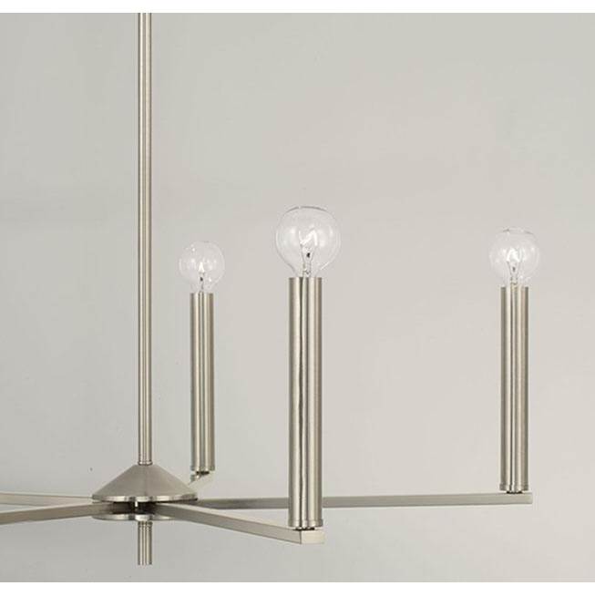 Capital Lighting Portman 27.75''w X 24''h 5-light Chandelier In Aged Brass