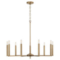 Capital Lighting 448691AD Aged Brass 34''w X 27''h 9-light Chandelier In Aged Brass Image 1