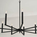 Capital Lighting Portman 34''w X 27''h 9-light Chandelier In Aged Brass