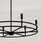 Capital Lighting Fuller 28''w X 23.75''h 6-light Chandelier In Aged Brass