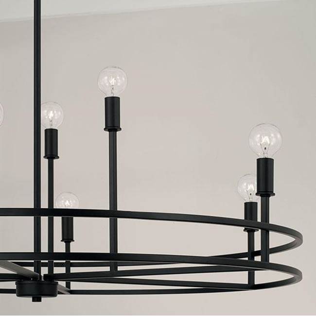 Capital Lighting Fuller 34.75''w X 26''h 9-light Chandelier In Aged Brass