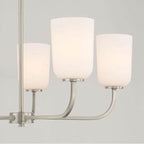 Capital Lighting Lawson 26''w X 19.75''h 5-light Chandelier In Aged Brass With Soft White Glass