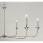 Capital Lighting Presley 49''w X 22.75''h 6-light Chandelier In Aged Brass